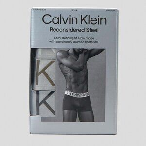 Never Opened Calvin Klein Reconsidered Steel Low Rise Trunk 3-Pack